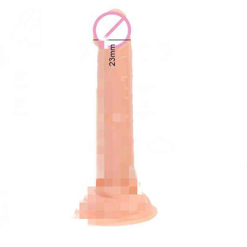 Vibratori sessuali Nxy Pene realistico Dildo enormi per donne Giocattoli lesbici Grande cazzo finto Strumento di masturbazione femminile in silicone Vibratore dildo 1227