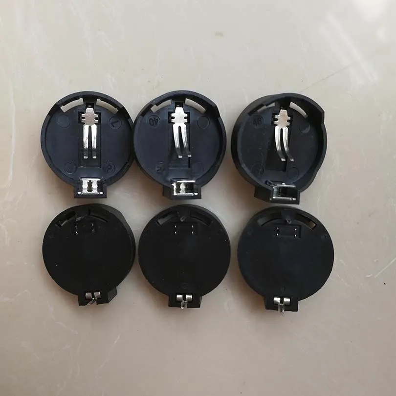 CR2032 Button Battery Holder Clip Round Shape CR2032 2 BS 2 From