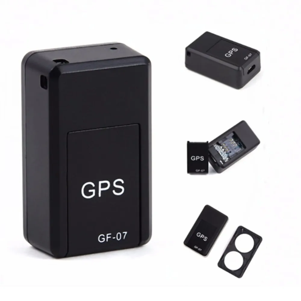 휴대용 미니 GPS 방지 알람 추적기 로케이터 녹음 자석 SOS 추적 장치 자동차 안전 GF-07
