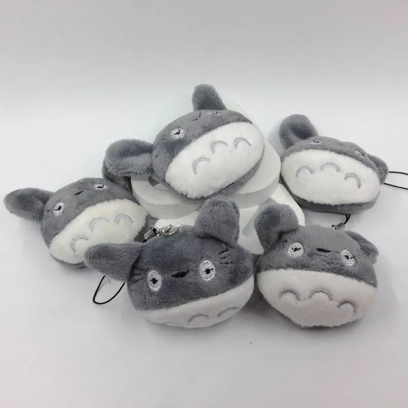 2 "私の隣人トトロキャットバスミニぬいぐるみ柔らかいぬいぐるみ50pcs /ロット