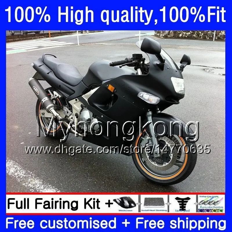 Injektion platt svart OEM för Kawasaki ZZR 400 600 ZZR400 93 94 95 96 97 98 99 54HM.76 ZZR-400 ZZR600 00 01 02 03 04 05 06 07 Fairing Kit