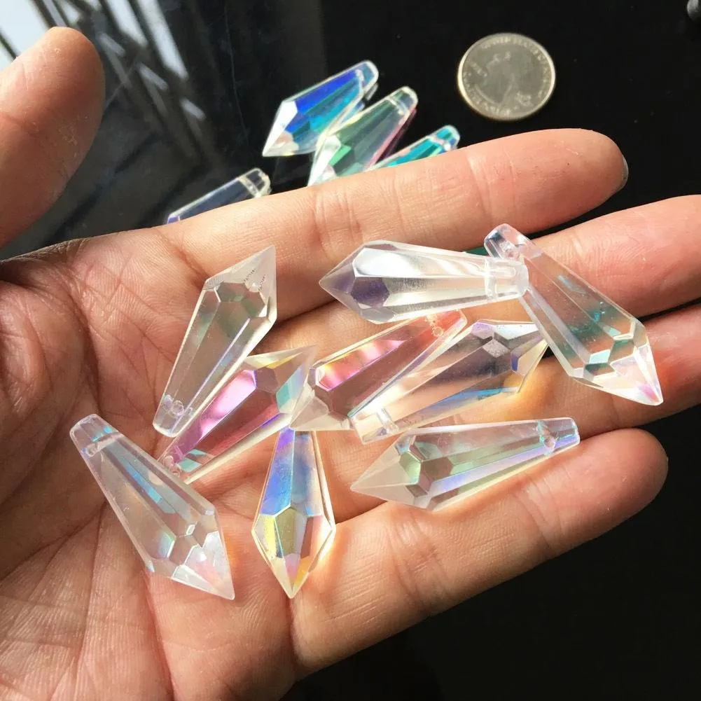 5st Aurora Rainbow Suncatcher Chandelier Crystal Lamp Glass Prism 1.5 tum h￤nge 5st Aurora Beauty och b￤sta leverans H Jllwiz