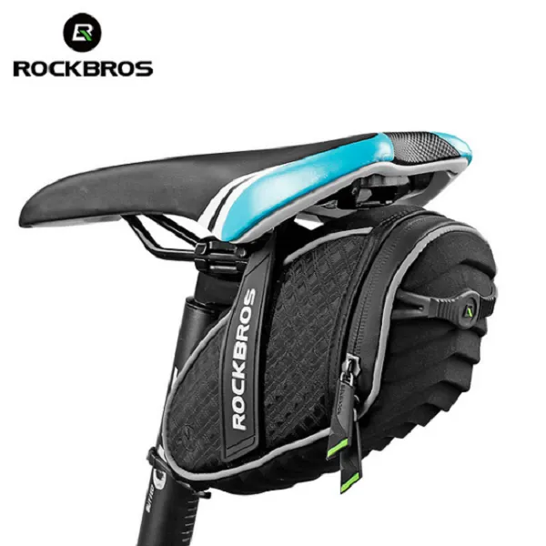 Rockbros Bike Bag Mountain Roadサドルバッグ3Dシェルクエケプルーフサイクリングリアシートパニエ自転車アクセサリー