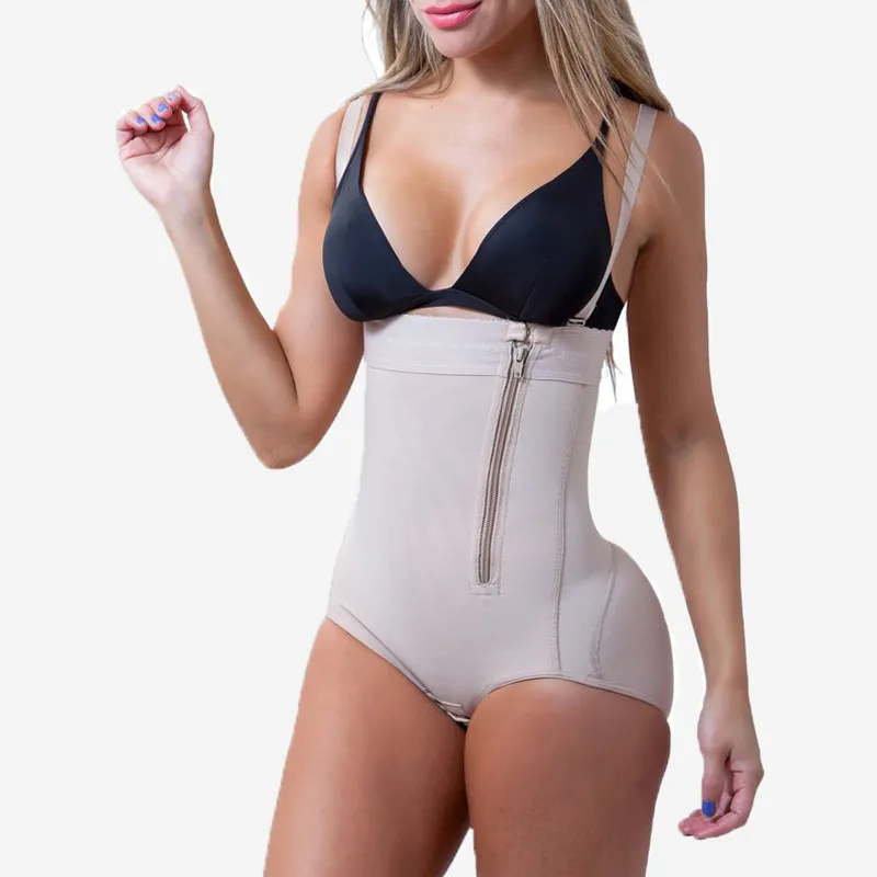 Latex Plus Size Body Shaper With Post Liposuction Girdle Clip For Women  Slimming Waist Bodysuit For Full Body Extra Firm Compression Shapewear  201222 From Dou02, $11.72
