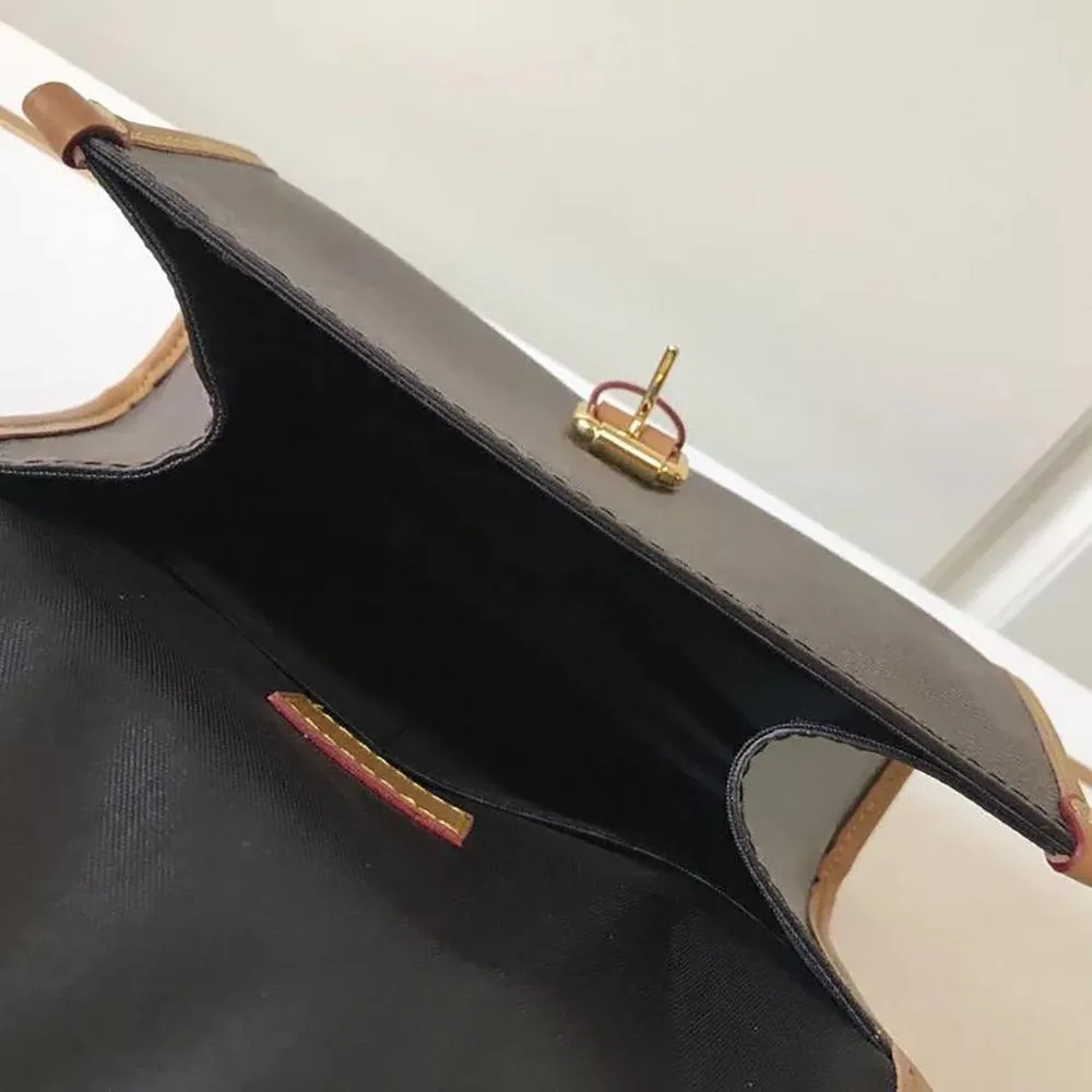 2020 messenger bag high quality black embossed leather ladies handbag shoulder bag retro messenger bag