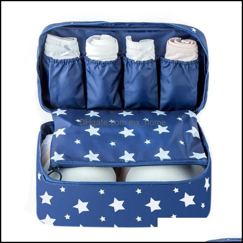 Storage Bags Travel Multi-function Bra Underwear Packing Organizer Bag Socks Cosmetic Case Large Capacity Women Clothing Pouch