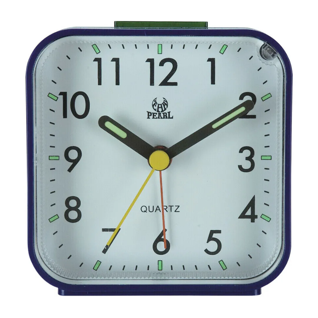Clock With Needle LJ201212 Digital Needle Alarm Clock Silent No Tick Square Plastic ...