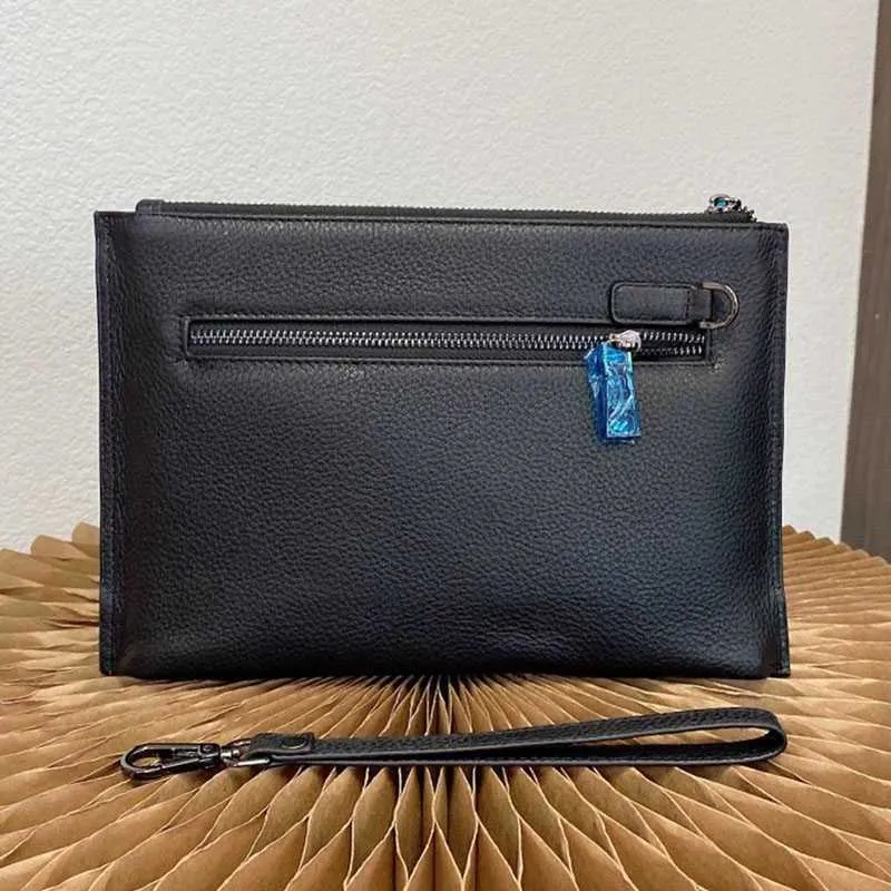 2022Fashion Men Black Clutch Bags Luxurys Designers Handbag High Quality Handbags Leather Artwork Purse Wallet Coin Holder handbags Messenger Bag