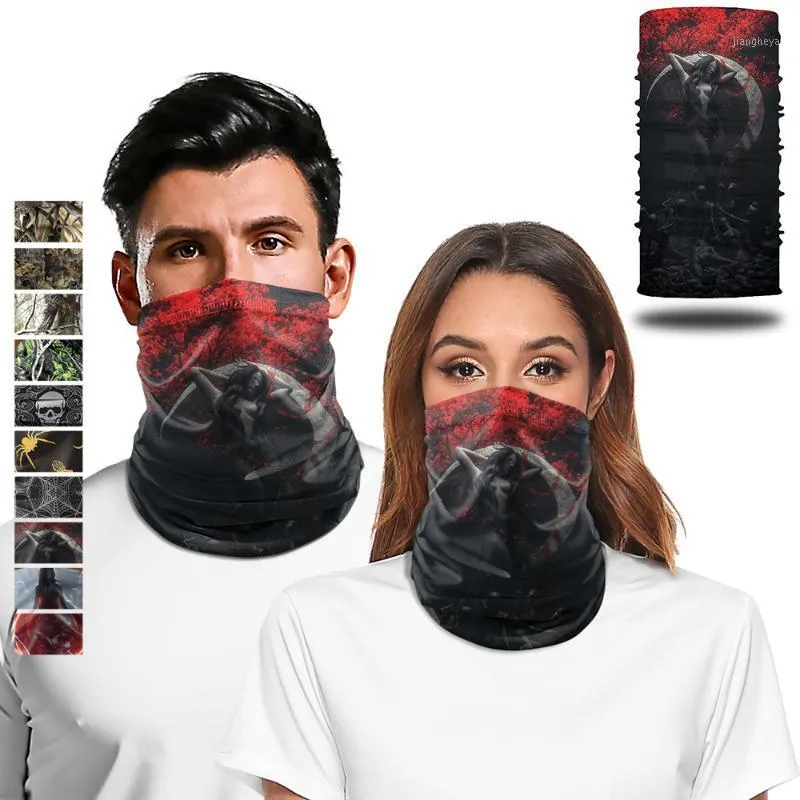 Multifunctionele Magic Turban Sjaal Bandana Neck Tube Gainer Sun Protection Fietsen Vissen Mannen Vrouwen Balaclava Hoofdband Gezichtsmasker Caps Maskers