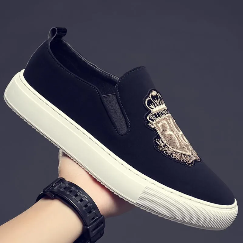 Spring Autumn Mens Leather Casual Shoes Slip-On Luxury  display picture 3