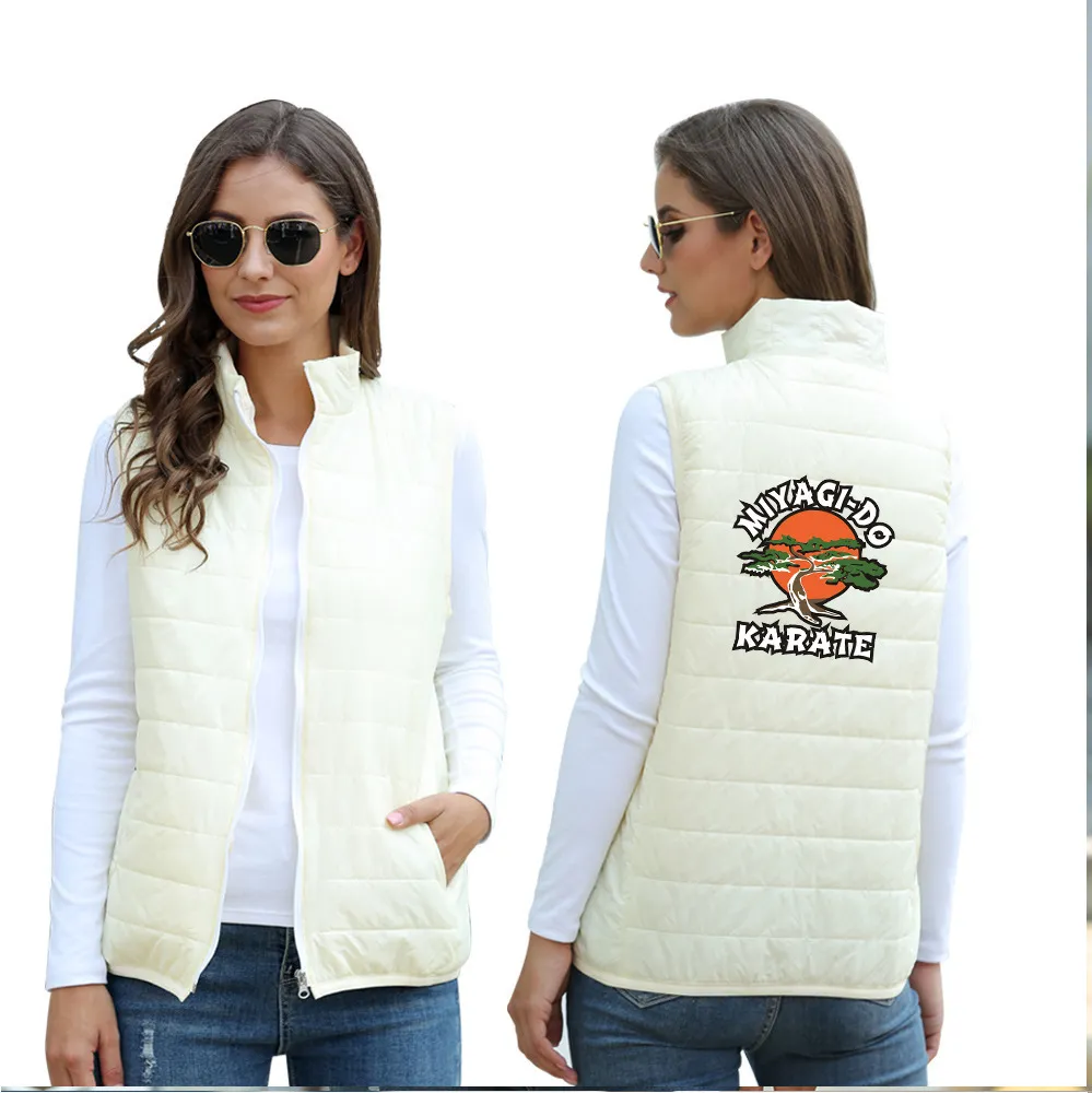 New American TV series COBRA KAI COBRA around vest trendy stand collar jacket down jacket