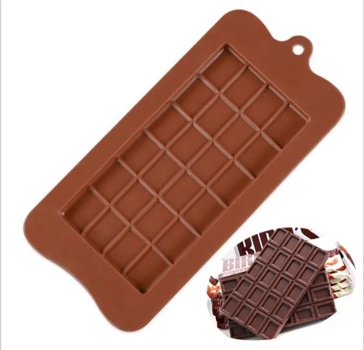 24 Grid DIY Square Chocolate Mold Silicone Chocolate Moulds Asda