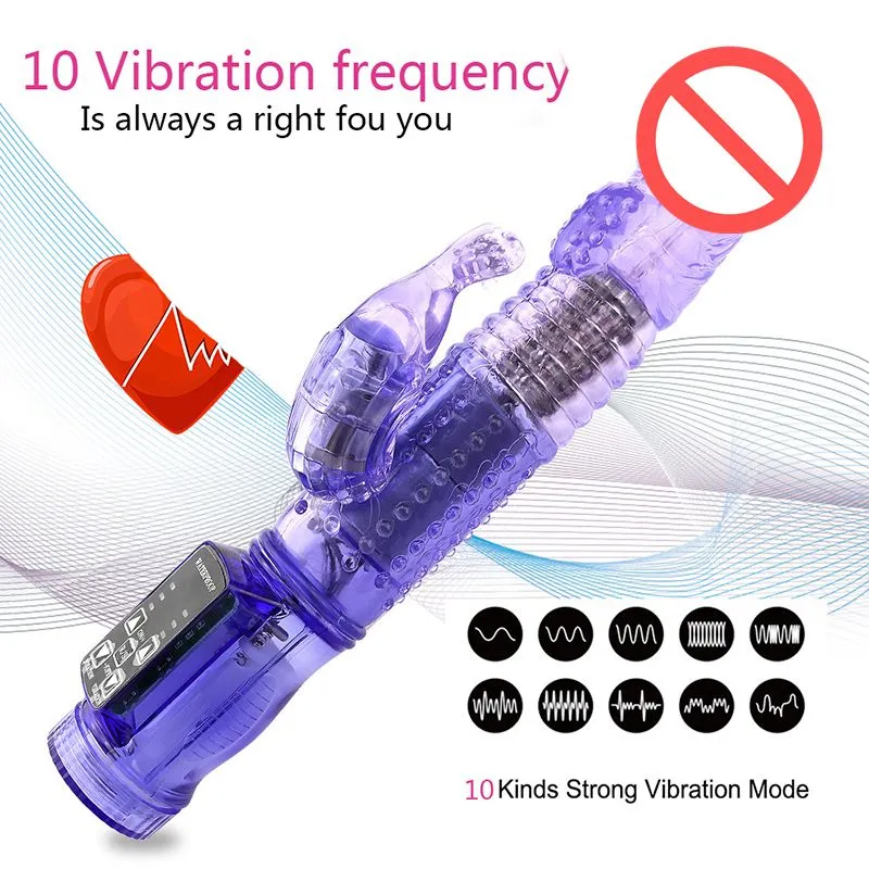 Women Rabbit Vibrator Realistic Dildo Penis Vibrator... From Youmvp, $7.05 