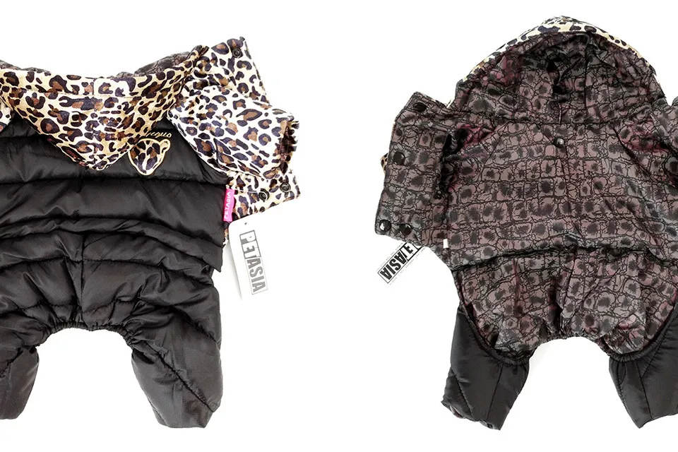 PETASIA Leopard Print Winter Dog Clothes 307