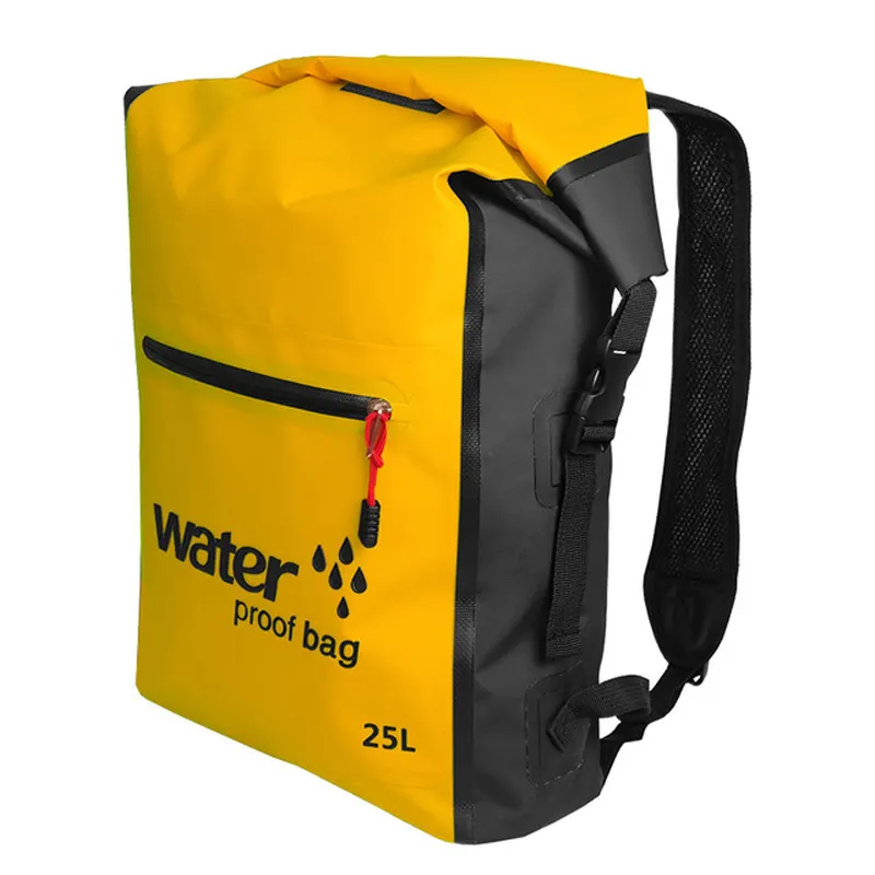 Waterdichte rugzak met gewatteerde laptopmouw voor reizen fietsen Camping Wandelen Rafting Q0705