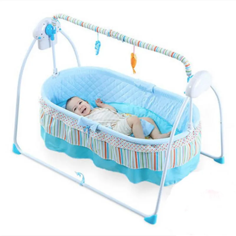 Baby Cribs Berço elétrico Cama de dormir Salmou seu Born Automatic Concentretor Little Boy Emperorship Smart