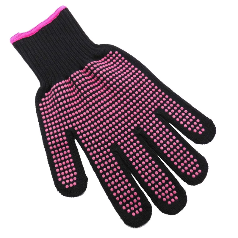 New Product Universal Heat Resistant Gloves Professional Heat Proof Glove for Hot Curling Iron Wands, Universal Fit Size