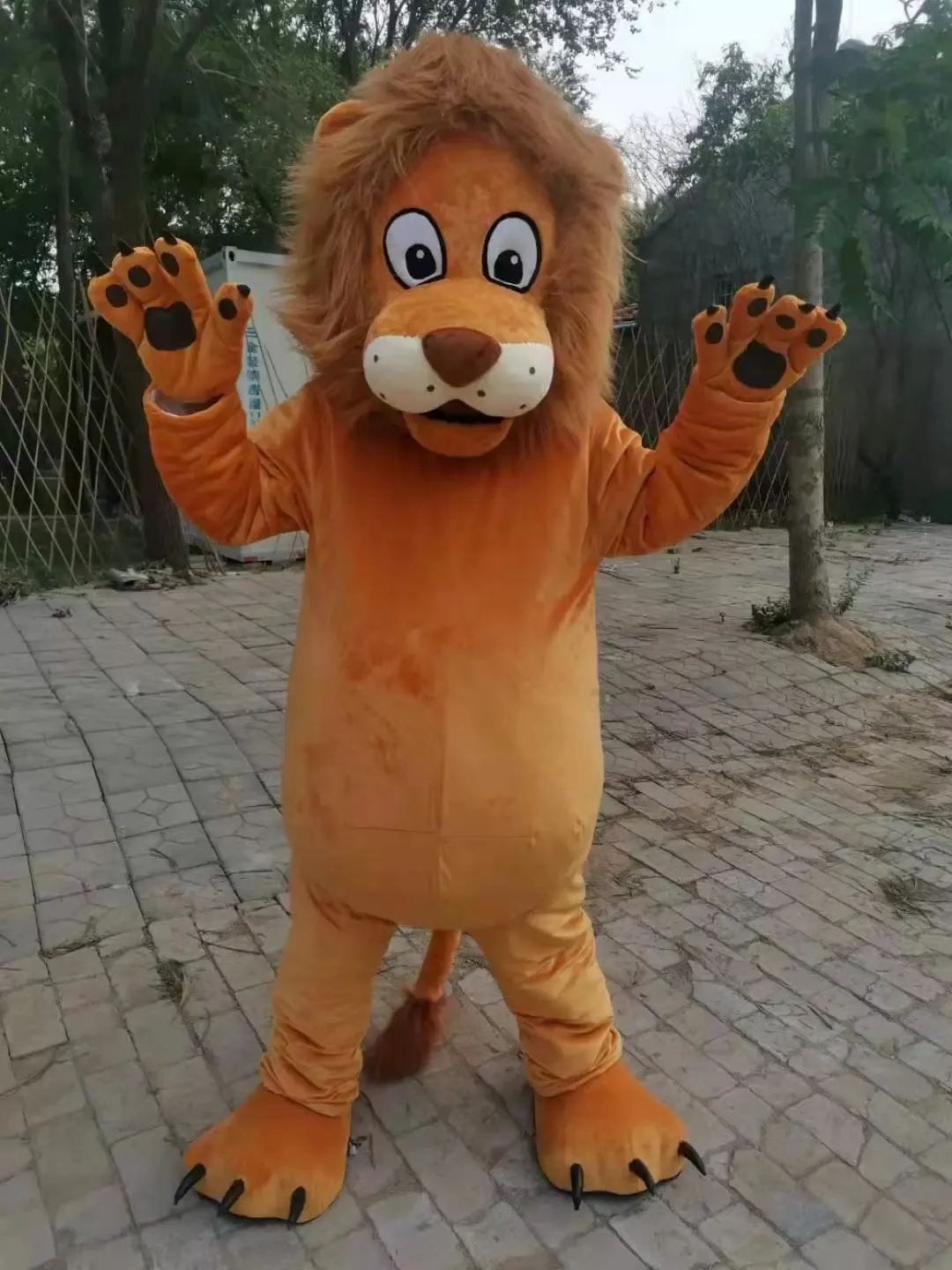 Abito da festival Tema animale Leone Costumi mascotte Carnevale Regali di Hallowen Unisex adulti Fantasia Giochi di società Outfit Festeggiamenti per feste Abiti per personaggi dei cartoni animati