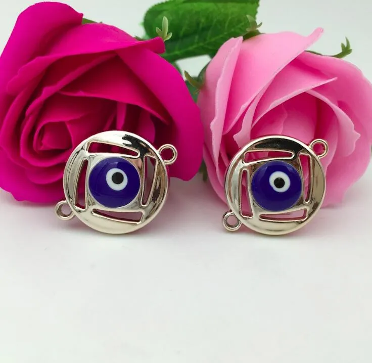 DIY acessórios gotejamento gotejamento ccb peru peru olhos azuis olhos charme grânulos tamanho ouro 3.1x2.4x0.45cm apto bracelete colar chaveiro brincos