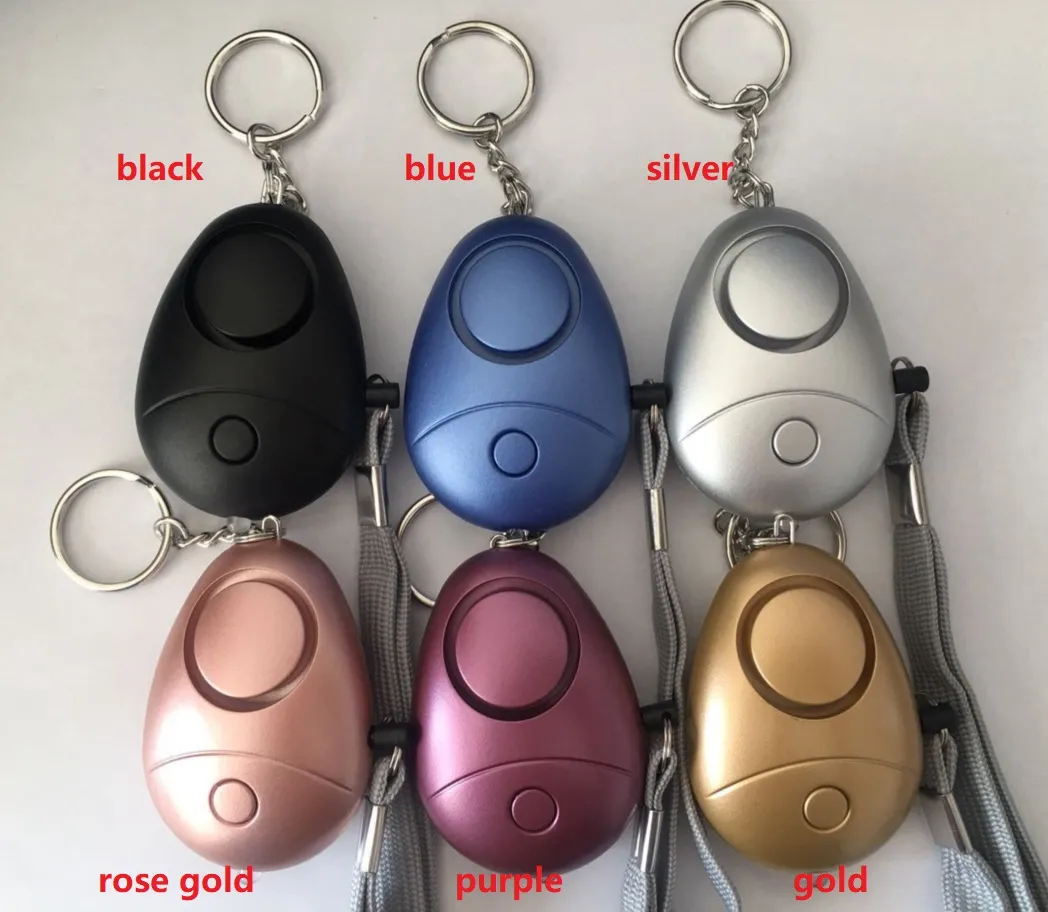 130DB Personal Alarm Keychain Rape Attack Panic Safety Torch Keyring Security For Protecting