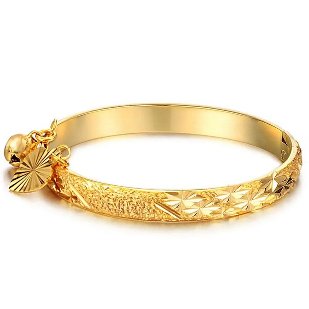 にゃおん　LAAINA BANGLE18K 18 Karat Gold Bangle Bracelets Solid 18K Yellow Gold From