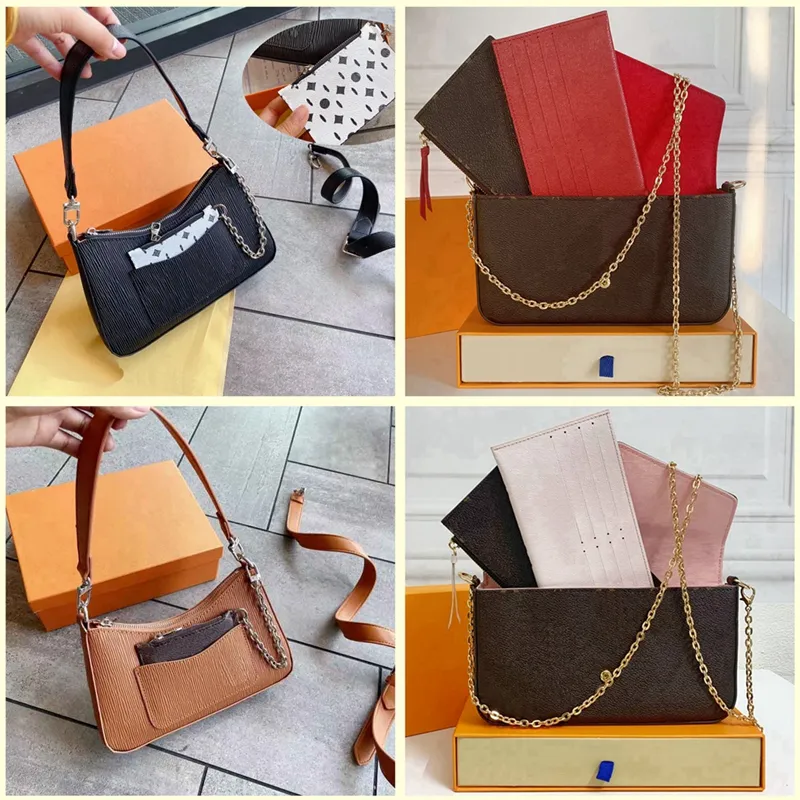 Women Handbag Luxurys Designers Bags MARELLE Womens Underarm Chain Small Square Messenger Totes Fashion Adjustable Shoulder Strap Handbags FéLICIE POCHETTE Tote