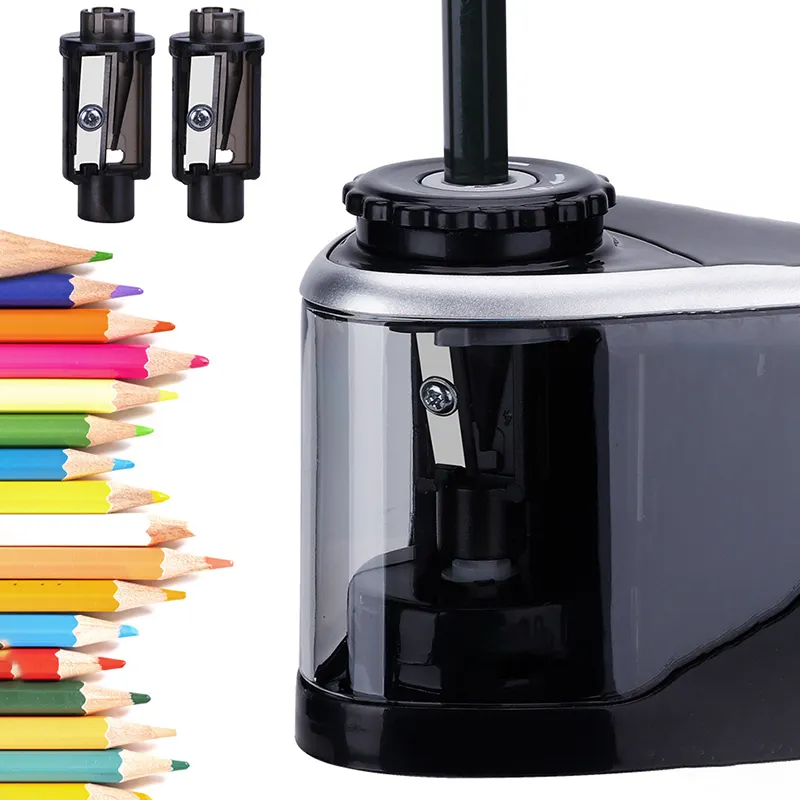 Electric Pencil Sharpener Creative Student Automatic Pencils Sharpeners is Light Time-saving Battery Type WH0279 Highest quality