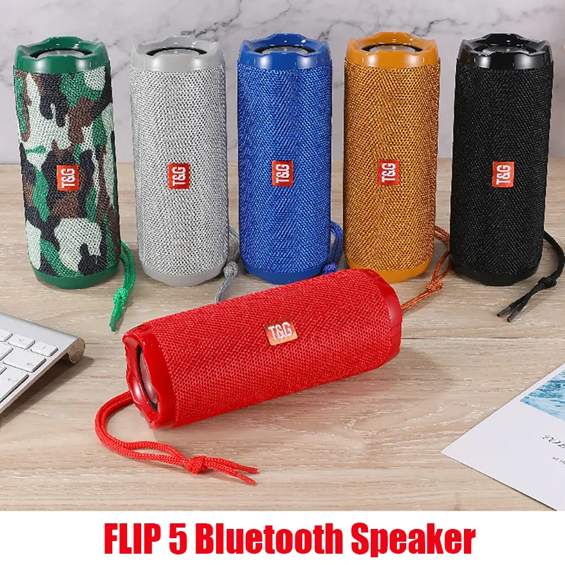 Flip 5 Bluetooth Speaker Flip5 Portable Mini Wireless Outdoor Waterproof Subwoofer Speakers Support TF USB Card personality