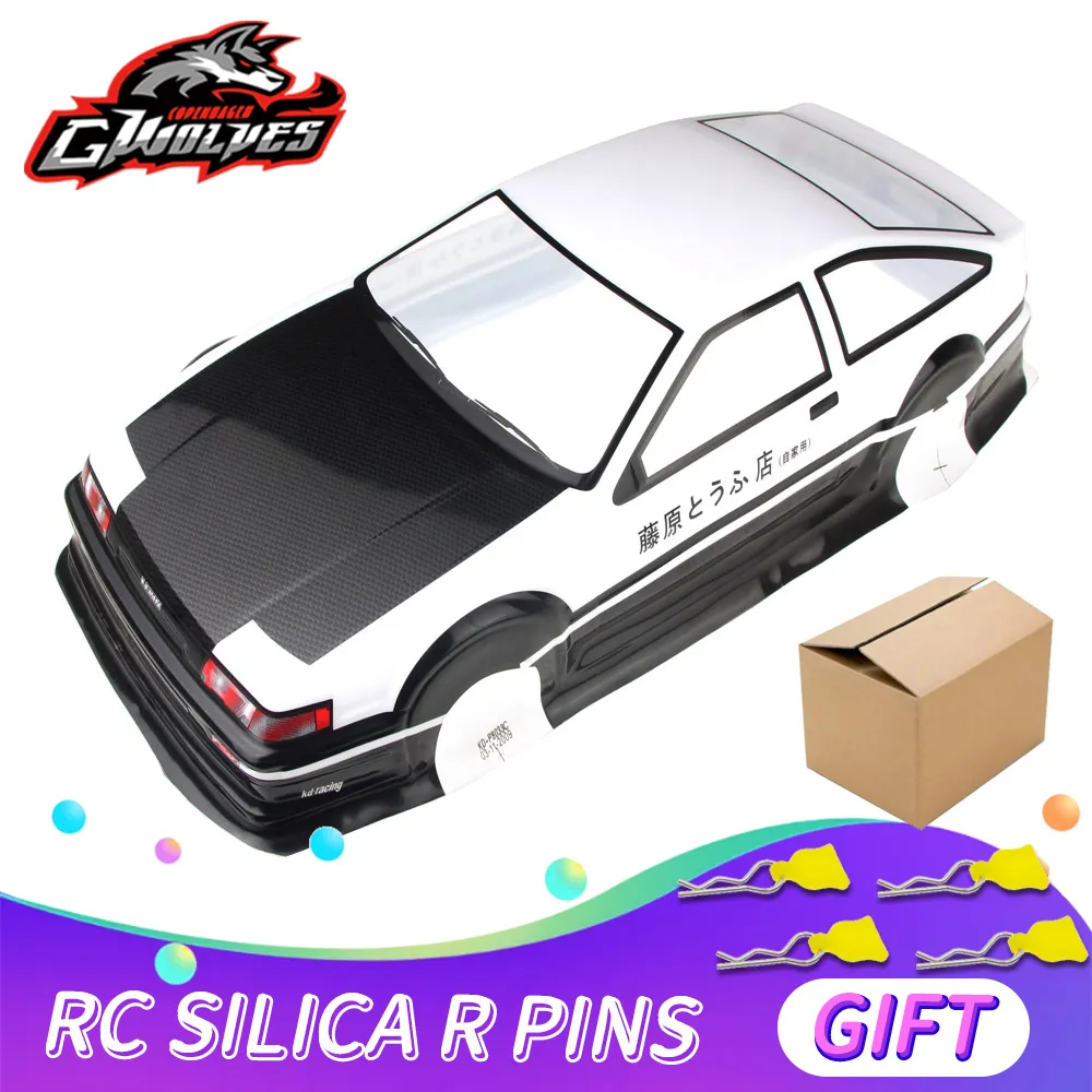 Scocca per auto 1/10 RC carrozzeria 190/195/200mm larghezza guscio in PVC RC uso scatola rigida per 1:10 RC hobby drift Touring