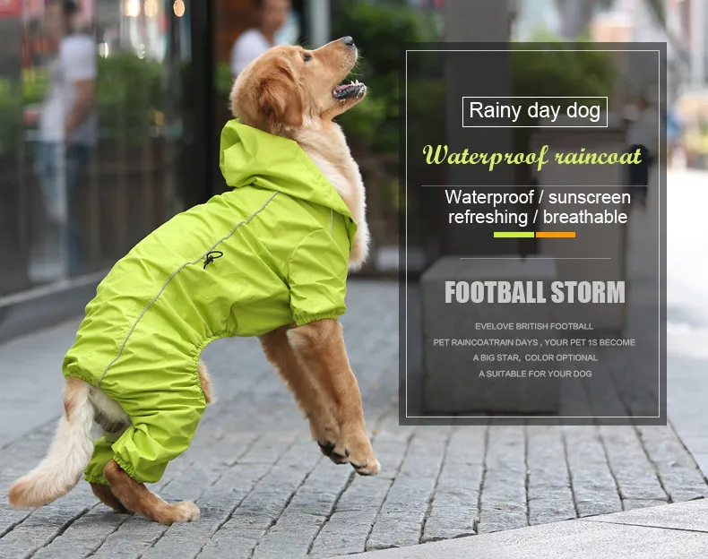 waterproof Rain Coat for Big Dogs (1)