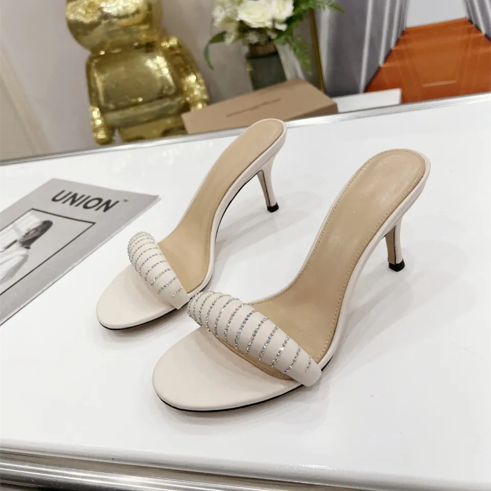 ross 7.5CM heel shining bling women lady summer sandal slipper shoes party beach wear GR3030