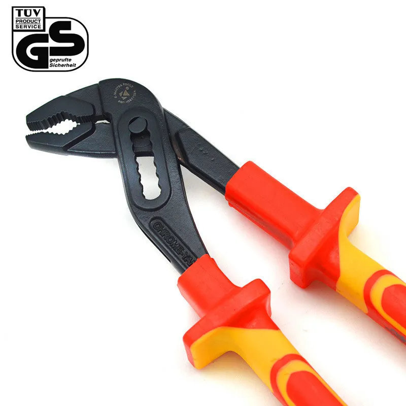 1PC Top Quality VDE Water Pump Pliers Pliers with 1000V Insulated Handles 10 inch(250mm) Y200321