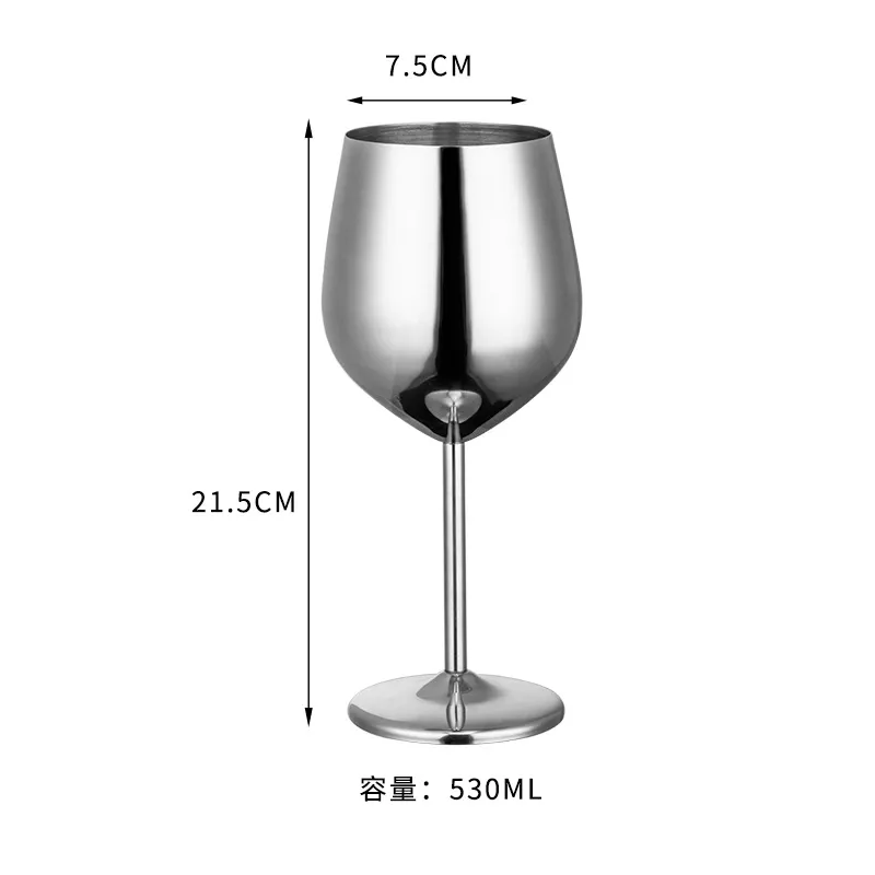 Verre à Champagne couleur or Rose 304 tasses à Cocktail en acier inoxydable grande taille tasse à vin rouge nouveauté 22zy2 L1