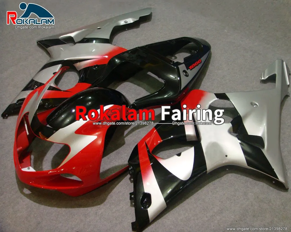 Suzuki Fairings Kit 2000 2001 GSX-R1000 K1 GSXR1000 2002 오토바이 페어링 애프터 마켓 부품 플라스틱 (사출 성형)