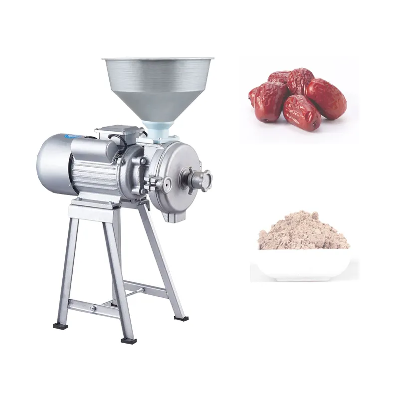 Mulino Elettrico Per Cereali 2200 W – Macina Riso, Mais, Soia, Secco/umido, Regolabile, Dissipazione A Ventola, Per Uso Domestico E Commerciale
