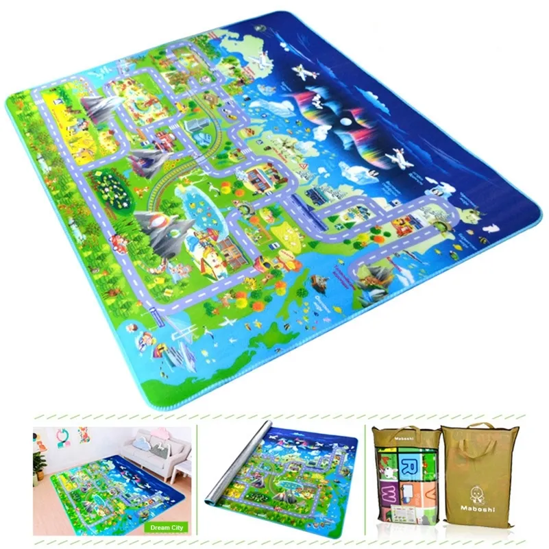 200 * 180 * 0,5 cm Jogos de ginásio de espessura Puzzles Jogar Crianças Desenvolvendo Tapete Tapetes de Bebê Brinquedos para Tapete Infantil Soft Floor LJ200911