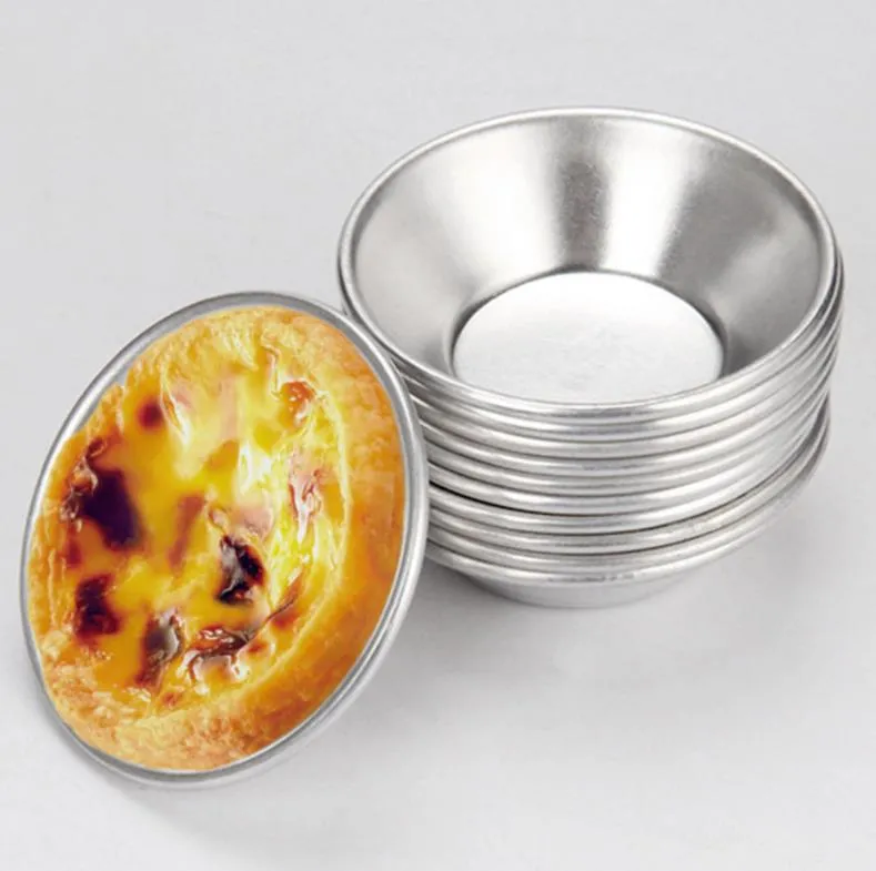 Bakeware Kitchen, Dining Bar Home & Garden Drop Delivery 2021 Egg Tart Mold Moulds Homemade Pie Quiche Baking Pan Pudding Mould Aluminum