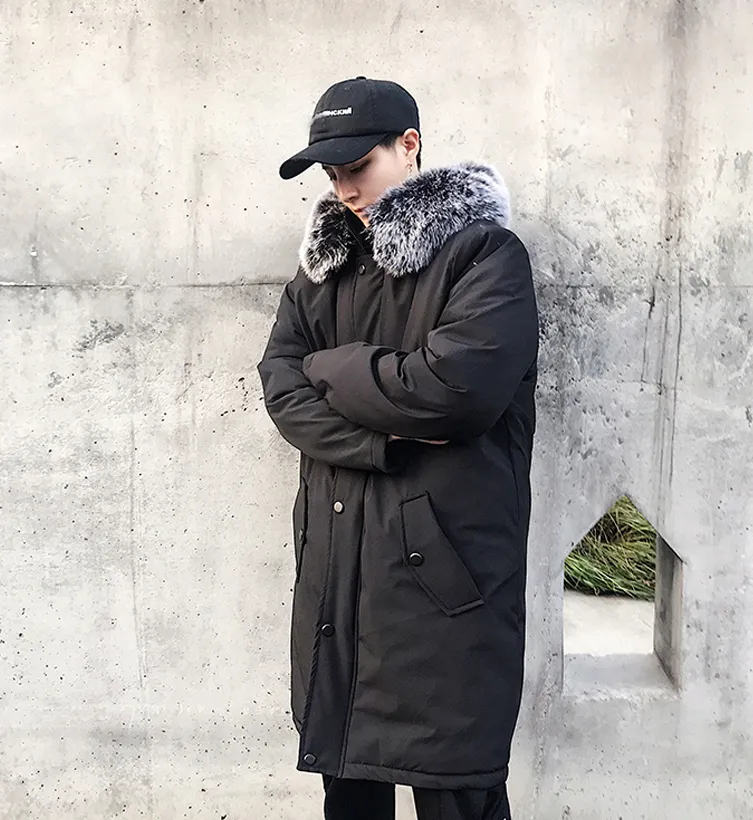 Winter Jacket Men Thick Warm Long Jackets Parkas Hombre Mens