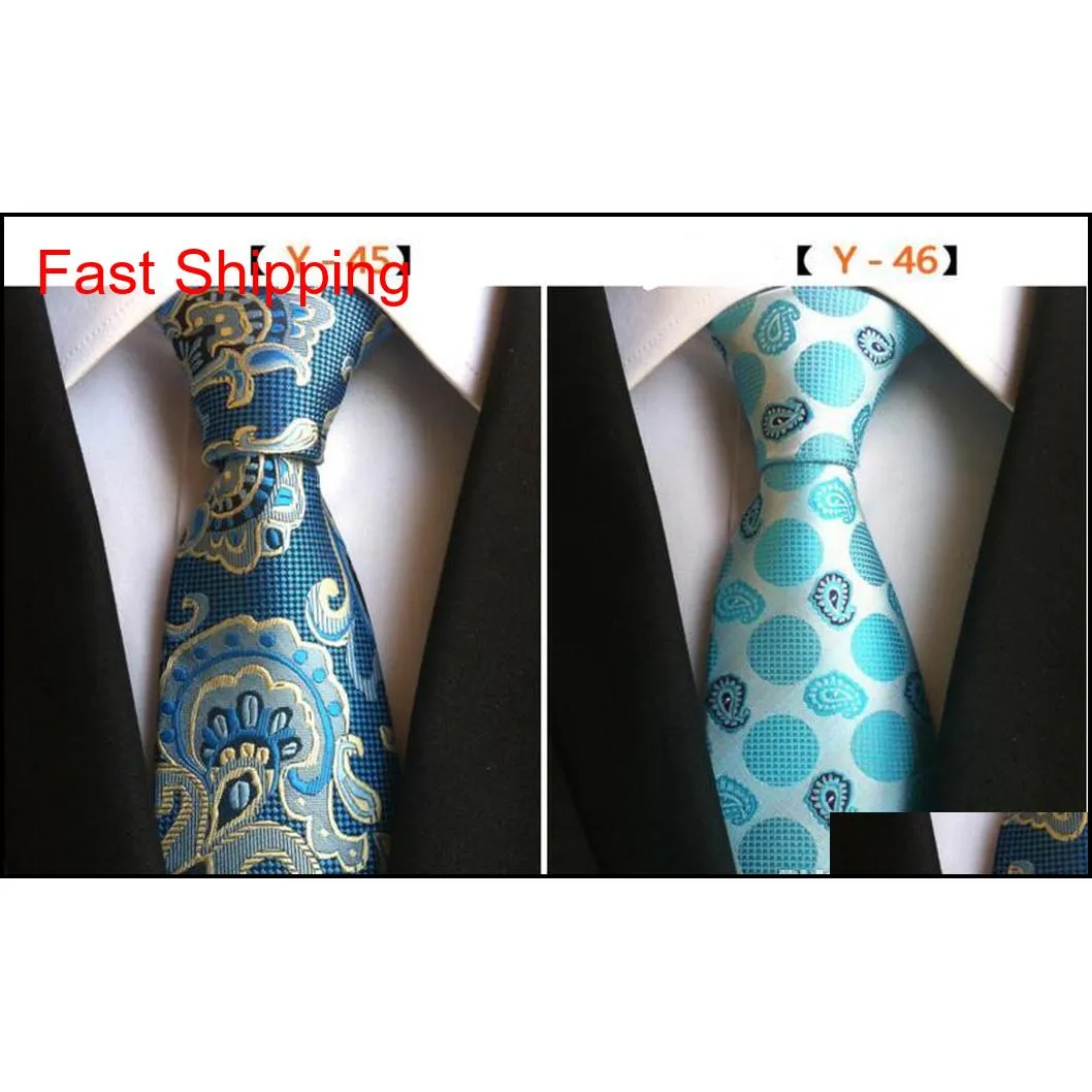 216 styles 8cm men silk ties fashion mens neck ties handmade wedding tie business ties england paisley tie stripes plaids dots necktie