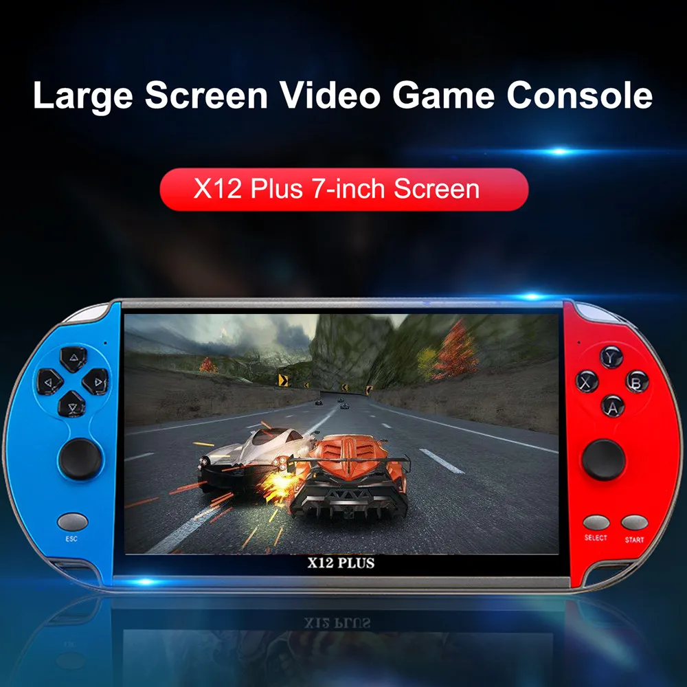 X12 PLUS Retro Game Console 7 Handheld With 10000 Built In Games 16GB Storage Double Joystick Mobile Game Controller From Greatwallyc 40.65 DHgate.Com