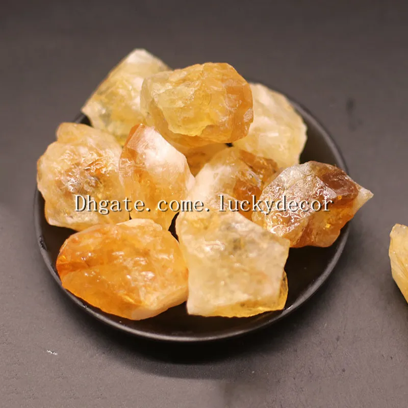 1000 g de pierres brutes brésiliennes de citrine jaune, chakra, guérison brute, cristaux de quartz citrine naturels, pierres précieuses en vrac pour la fabrication de bijoux de richesse