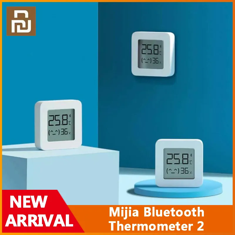 Xiaomi YouPin Mijia Bluetooth Thermometer 2 Trådlös smart elektrisk digital hygrometer termometer arbete med Mijia app