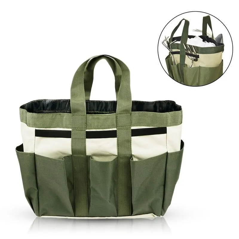 Workpro Garden Tool Set Oxford Cloth Organizer Bag With 5/Includes