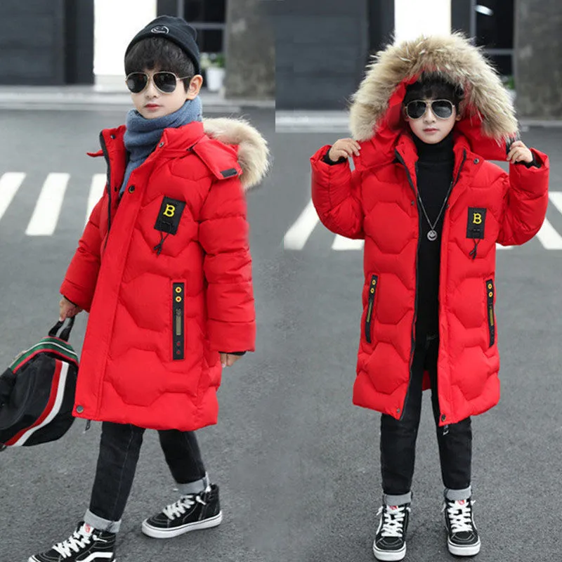 2020 Winter Padded Cheap Long Puffer Coat For Teens And Boys Green