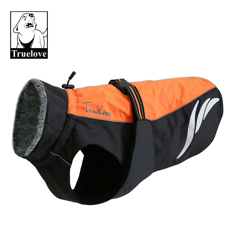 Truelove imperméable chien manteau d'hiver gilet extérieur réfléchissant marche chaude veste pour animaux de compagnie vêtements pour grands petits chiens en stock chaud T200710