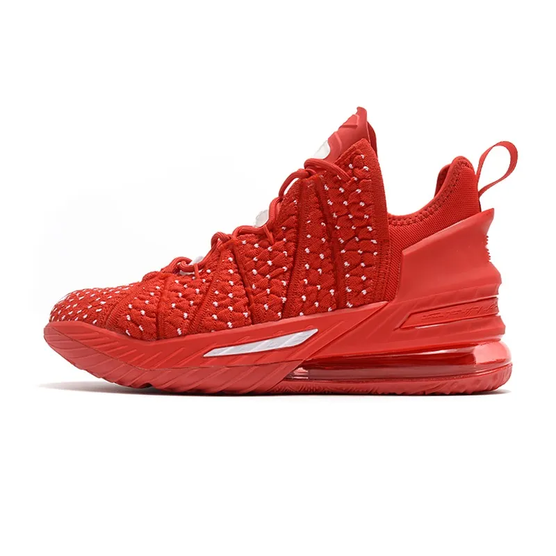 Lebron 18 sales red white