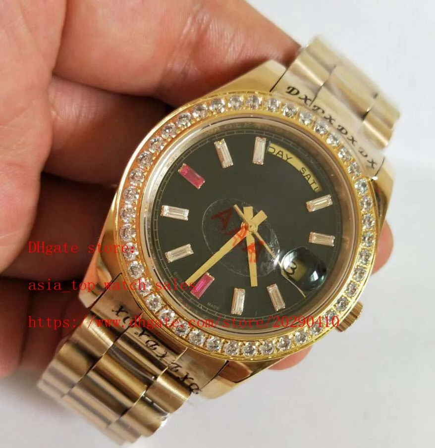 Topselling 2 style High quality 41 mm watch sapphire Diamond bezel Asia 2813 movement Mechnaical Automatic Auto Date best 218348 Mens Watch