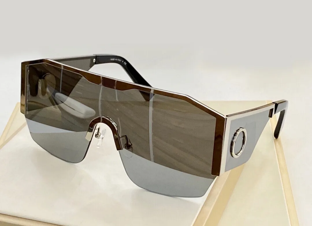 Oversized Shield Sunglasses with Gold Alloy Steel Frame, UV400 Protection Amazon.com: Oversized Shield Sunglasses Men Big Frame  main image 4