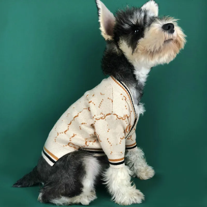 Bluza z dzianiny z dzianiny dla psów dla psa dla Yorkshire Chihuahua strój miękkie płaszcze do francuskiego buldogu na szczeniaku A52 201287S