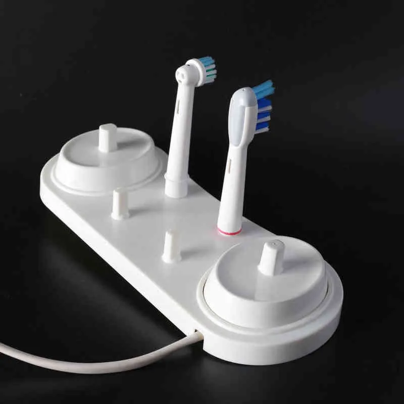 Confezione da 2 portaspazzolini, porta testine per spazzolini elettrici, per spazzolini elettrici e testine per spazzolini IO, bianco. | Leroy Merlin